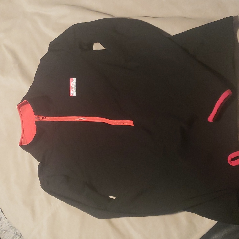 Pink crew neck  fleece sz S